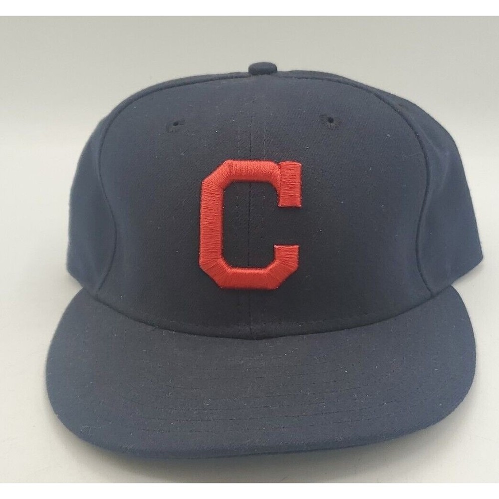Cleveland Indians New Era 59Fifty Fitted 7 1/8 Hat Cap Men MLB Baseball Blue